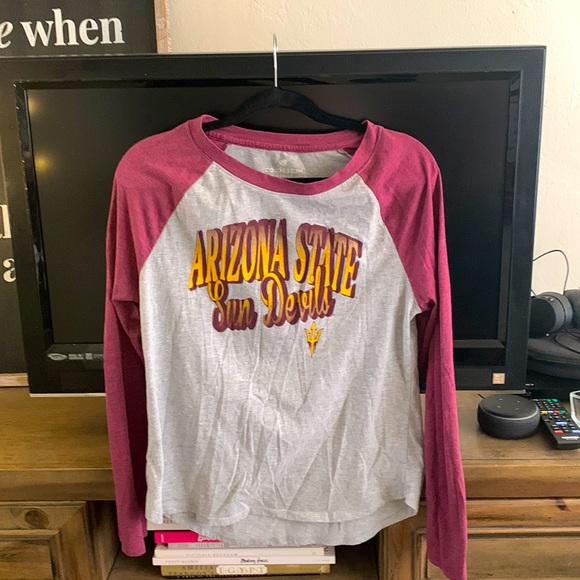 Under Armour Tops - SALE!🛍️ Arizona State University Sun Devils ASU Baseball Shirt Long Sleeve L